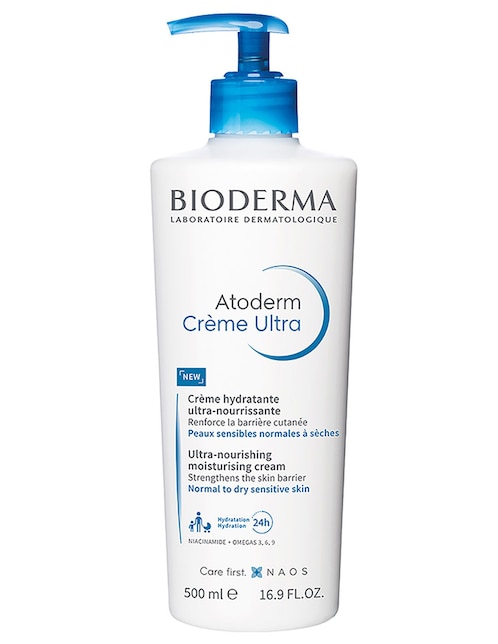 Crema para cuerpo recomendada para hidratar de día y noche Atoderm Crema Ultra Bioderma para piel seca