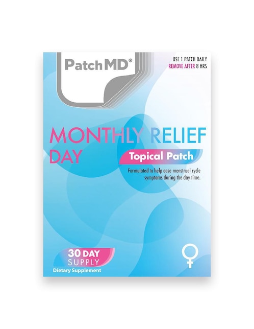 Monthly Relief Day vitamina Patch Md parches