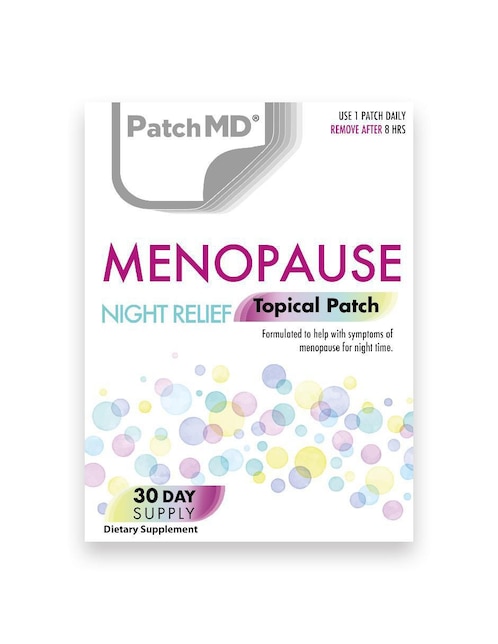 30 parches menopause night relief Patch MD unisex