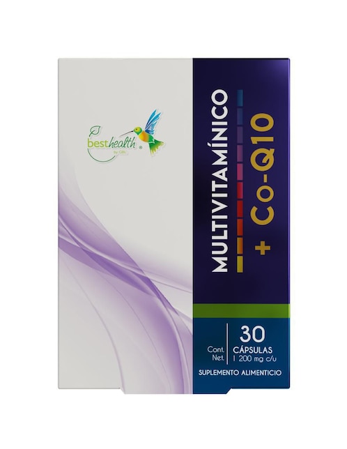 Multivitamínico + Co-Q10 Best Health de 30 cápsulas