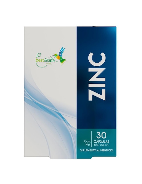 Zinc Best Health 30 cápsulas