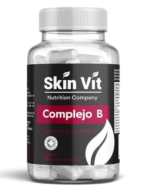 Complejo B Skin Vit Nutrition Company con vitamina B3 60 cápsulas