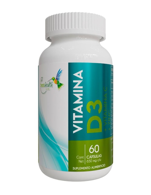 Vitamina D3 de 60 cápsulas 1