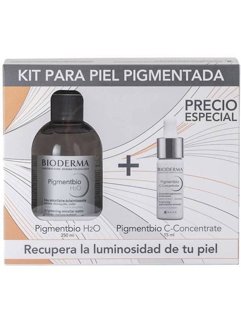 Kit Tratamiento facial Pigmentbio reparador Bioderma