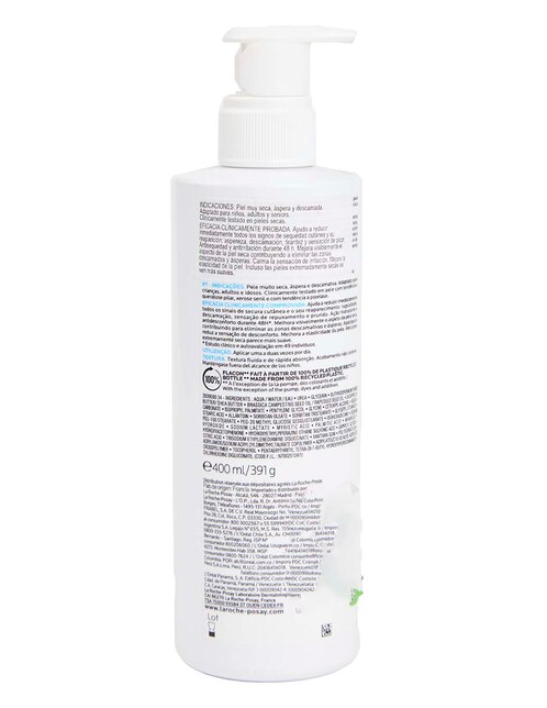 Crema Roche Crema para cuerpo recomendada para hidratar de día y noche La Roche ...
