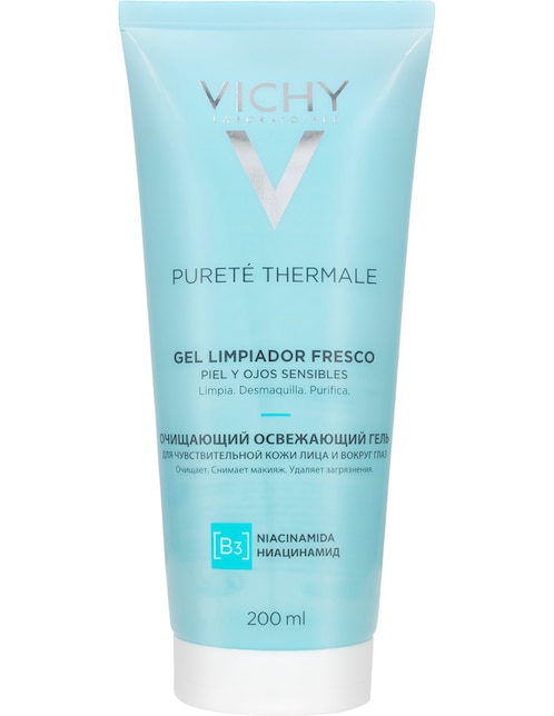 Limpiador facial Vichy Pureté Thermale para sensibilidad y enrojecimiento