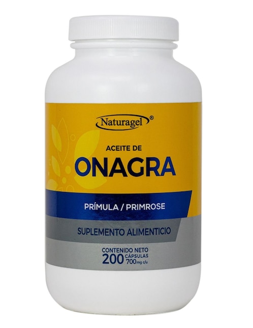 Aceite de Onagra Naturagel de 200 cápsulas