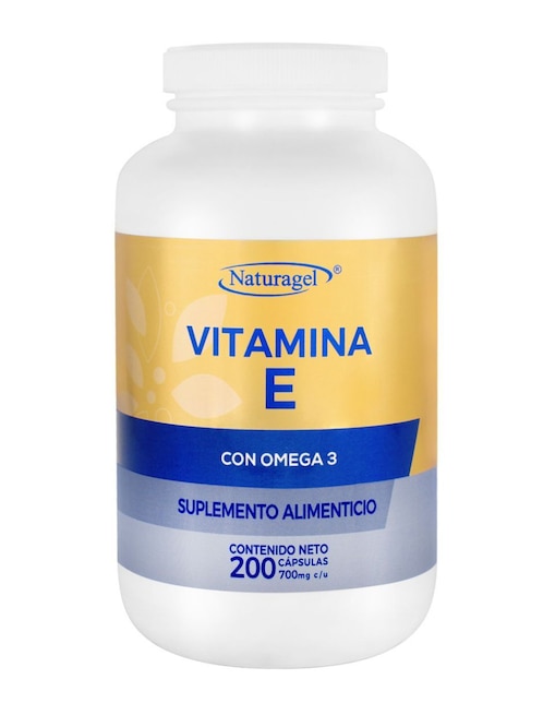 Vitamina E con omega 3 Naturagel 200 cápsulas