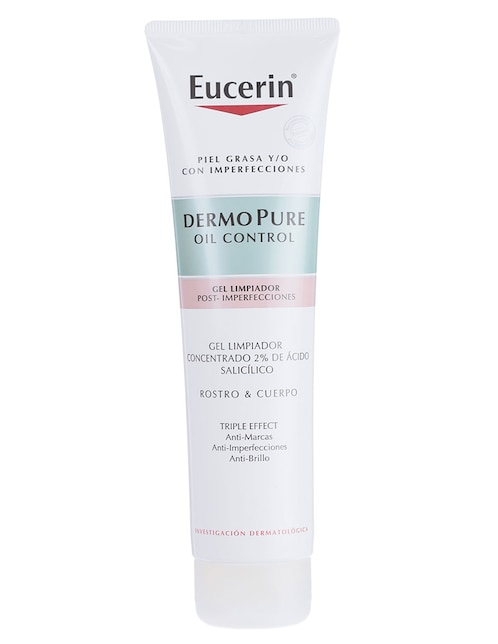 Limpiador de rostro y cuerpo Gel Concentrado Eucerin Dermopure para revitalizar