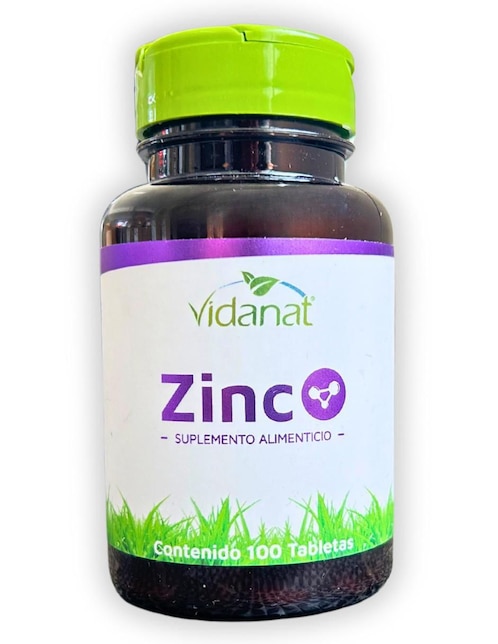 Zinc Vidanat Vidanat con zinc de 100 tabletas