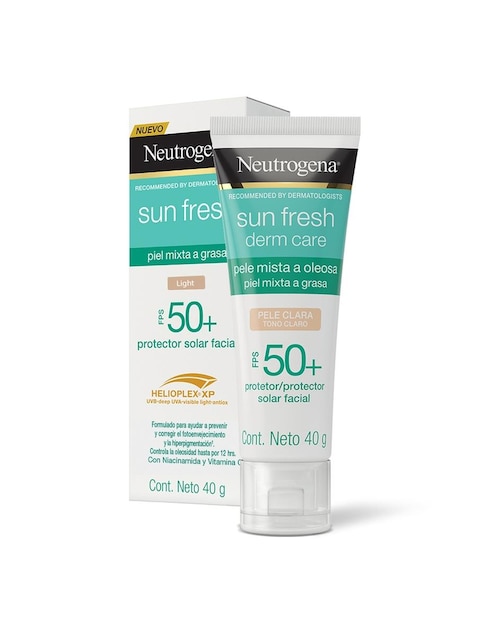 Protector solar Fps 50+ piel clara Neutrogena Sun Fresh 40 g