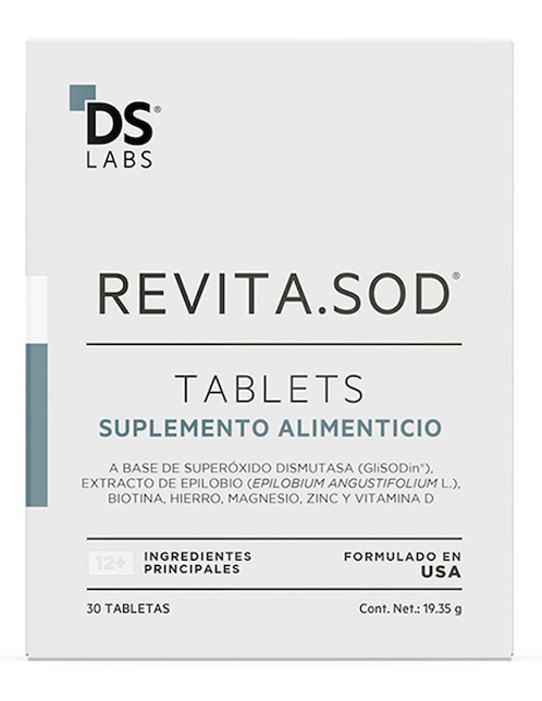 Tratamiento para capilar Revita Sod Tabletas C/30 reafirmante Ds Laboratories Revita