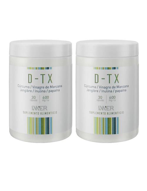 D-TX Duo Inner con cúrcuma 60 cápsulas