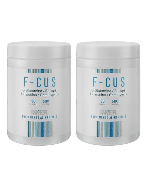 F-Cus Duo Inner con L-Glutamina 60 cápsulas