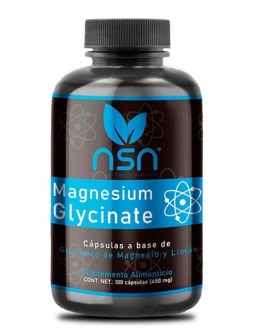 Glicinato de magnesio Natural Smart Nutrition con magnesio 450 g