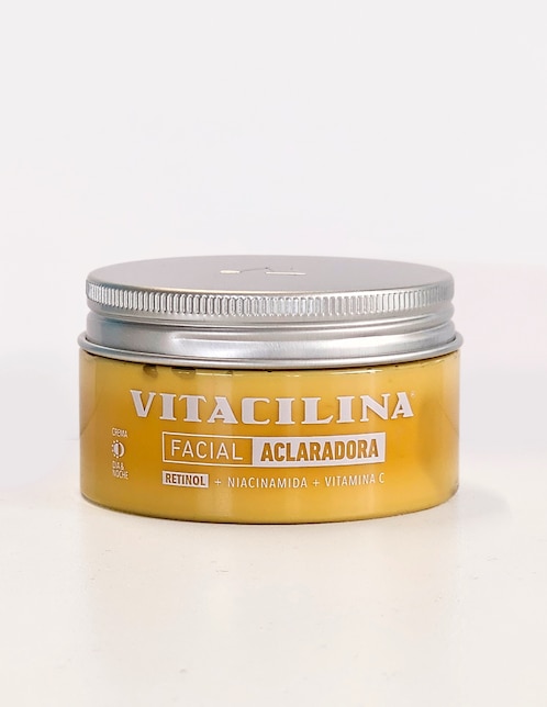 Crema facial recomendada para aclarar de día y noche Vitacilina para todo tipo piel