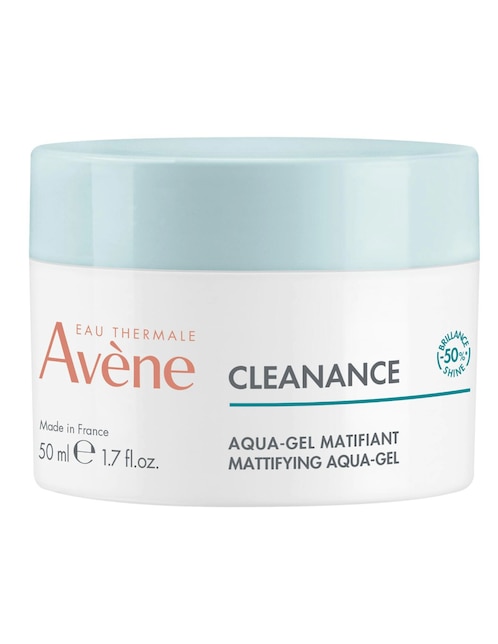 Crema para facial recomendada para acné de día y noche Cleanance Aqua-Gel Matificante Avène para piel mixta y grasa