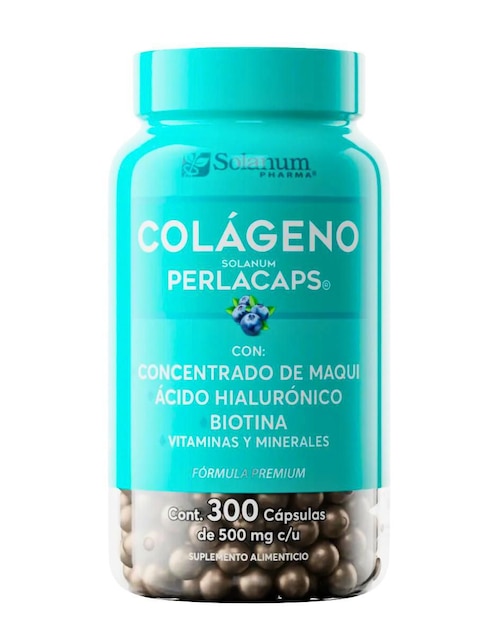 Colágeno Maqui Solanum con biotina 300 cápsulas