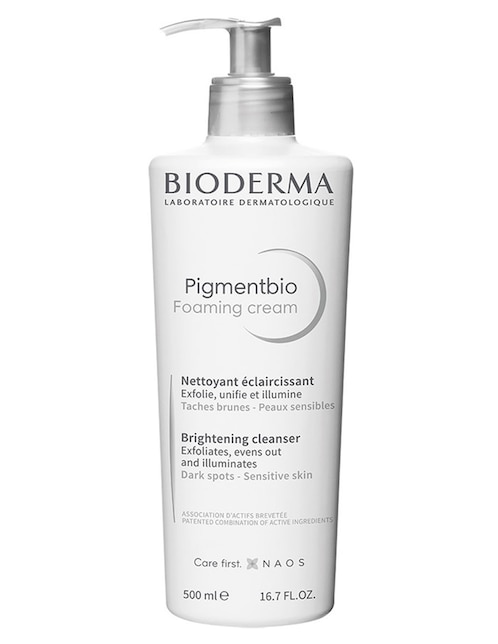 Limpiador de rostro y cuerpo Foaming Cream Bioderma Pigmentbio para prevenir la aparición de manchas