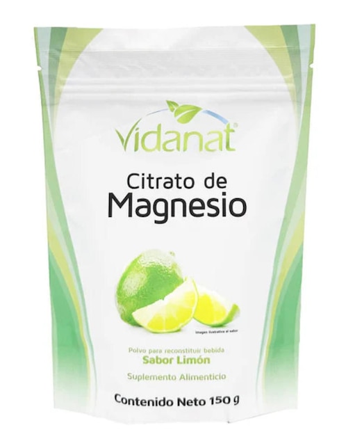 Citrato de Magnesio Vidanat sabor limón 150 g