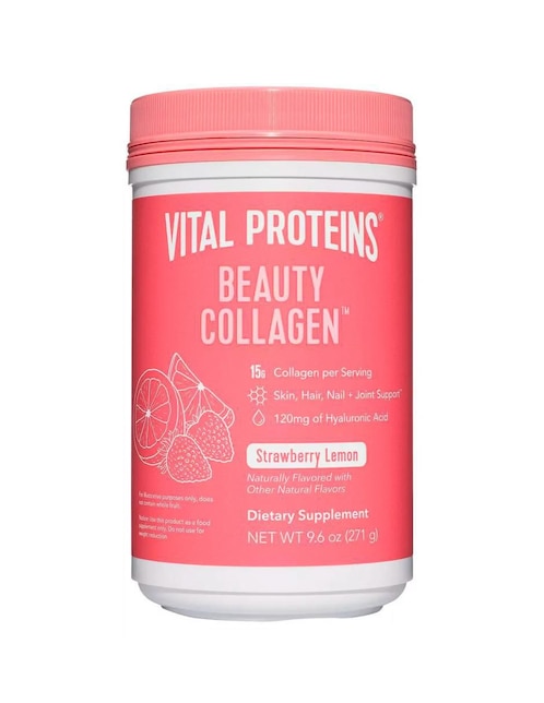 Suplementos Dietéticos Vital Proteins sabor fresa 270 g