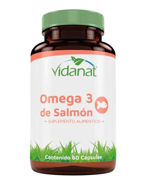 Omega 3 De Salmón Vidanat de 60 cápsulas
