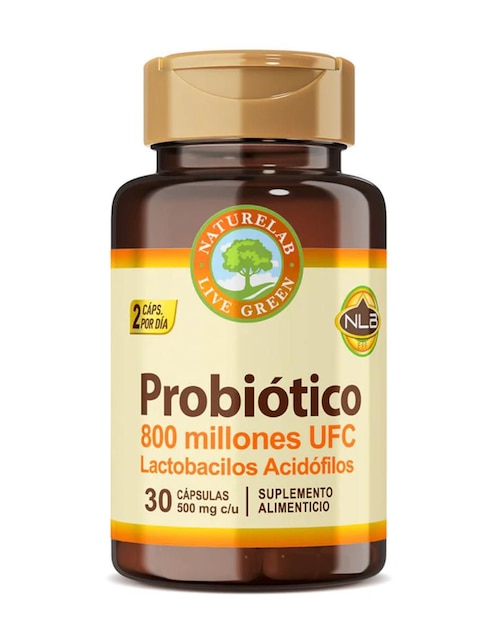 Probióticos 800 Millones UFC Naturelab 30 cápsulas