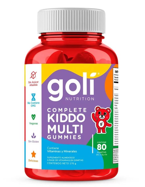 Goli Kids Goli sabor frutos rojos de 80 gomitas