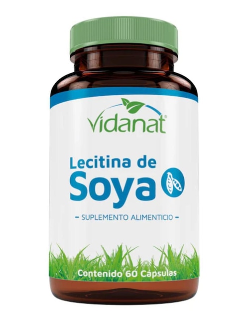 Lecitina de Soya Vidanat de 60 cápsulas