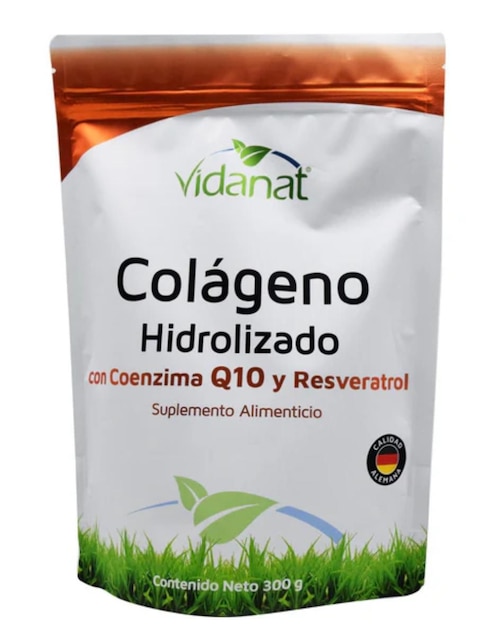 Colágeno Hidrolizado con Coenzima Q10 Y Resveratrol Vidanat 300 g