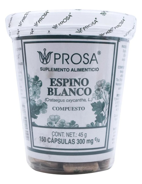 Espino Blanco Prosa de 150 cápsulas