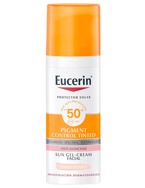 Protector solar FPS 50 Sun Gel-Cream Eucerin Pigment Control Tinted 50 ml