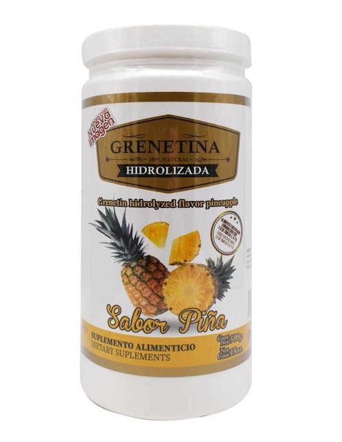 Grenetina Hidrolizada Pretty Bee sabor piña 500 g