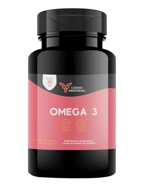 Omega 3 Codigo Menstrual con aceite de salmón