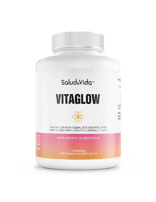 Vitaglow - Vitaminas Premium Salud & Vida Mx de 200 cápsulas