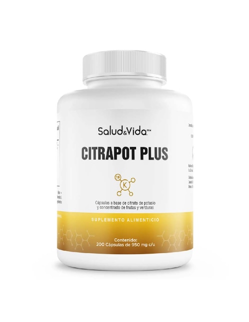 Citrapot Plus - Citrato de Potasio Salud & Vida Mx