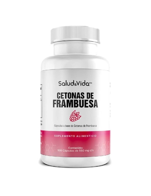 Cetonas de Frambuesa Salud & Vida Mx de 100 cápsulas