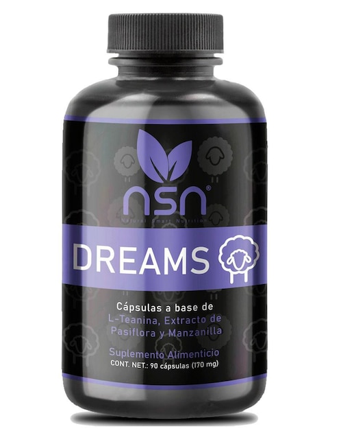 Dreams Natural Smart Nutrition con l-teanina de 90 cápsulas