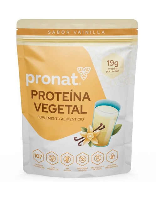 Proteina vegetal Pronat sabor vainilla