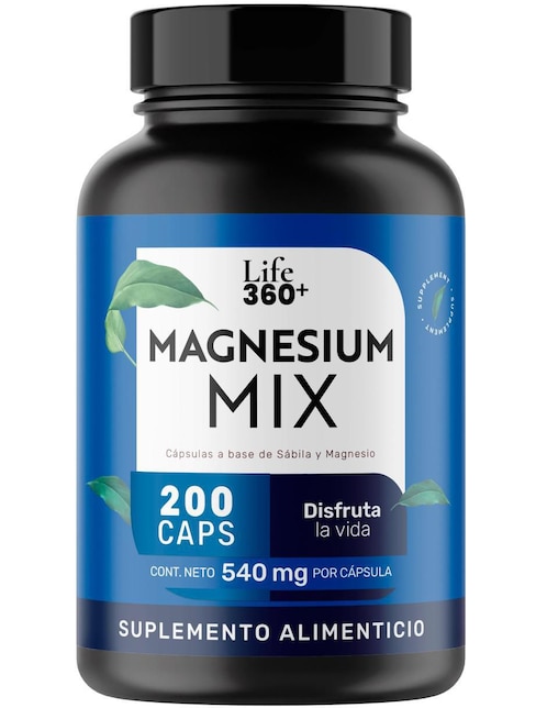 Magnesium Mix Life360+ con magnesio