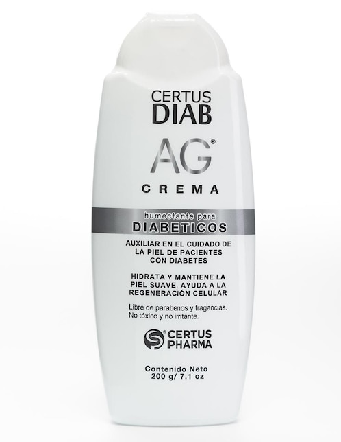 CERTUS DIAB Crema para rostro y cuerpo recomendada para humectar día y noche crema humectante para diabéticos Certus Diab para piel seca y sensible