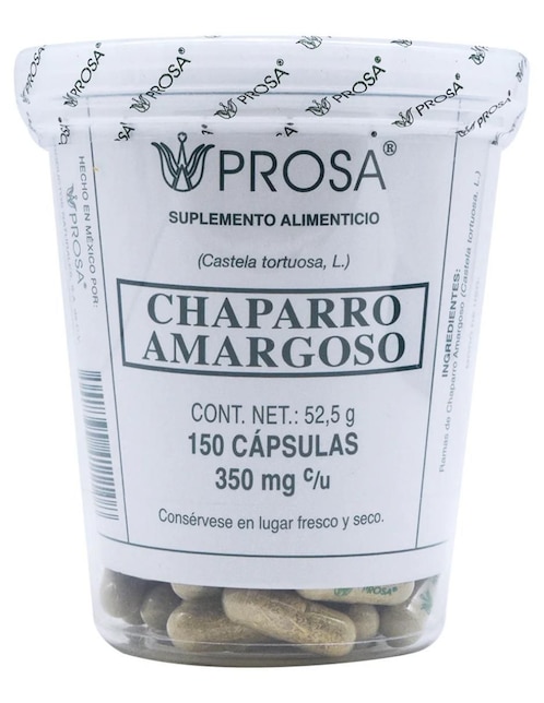 Chaparro Amargoso de 150 cápsulas