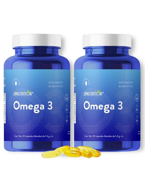 Omega 3 Liv Nutrition de 60 cápsulas