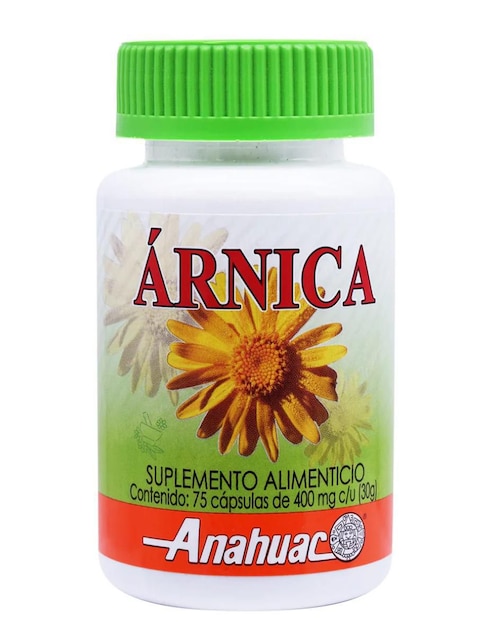 Árnica Anahuac de 75 cápsulas