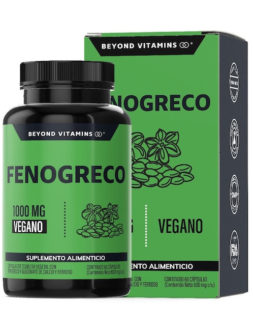 Fenogreco, Calcio y Hierro Beyond Vitamins