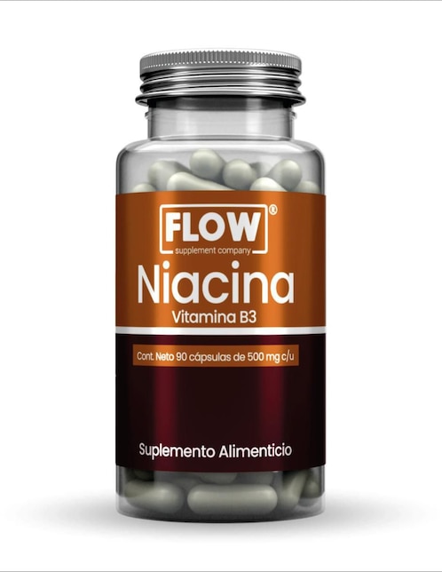Niacina Flow con vitamina b3 de 90 cápsulas
