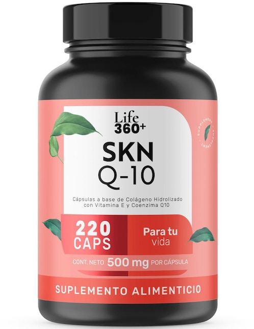 Suplemento Alimenticio SKN Q-10 con colagéno hidrolizado