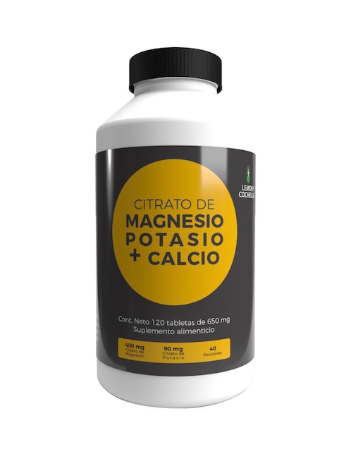 Citrato de Magnesio Citrato de Potasio + Calcio Lemon Cochella