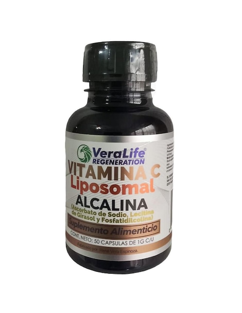 Vitamina C Liposomal Alcalina Veralife de 50 tabletas