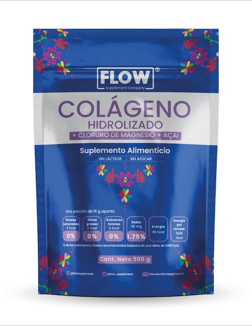 Colágeno Magnesio y Acai Flow